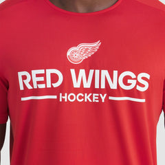 Detroit Red Wings Fanatics Authentic Pro Rink Tech T-Shirt - Red - NHL 202495600