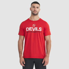 New Jersey Devils Fanatics Authentic Pro Rink Tech T-Shirt - Red - NHL 202495627