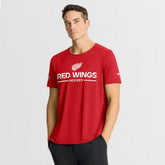 Detroit Red Wings Fanatics Authentic Pro Centennial Rink Tech T-Shirt - Red - NHL 202495634