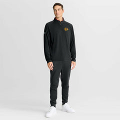 Chicago Blackhawks Fanatics Authentic Pro Rink Training Quarter-Zip Pullover - Black - NHL 202495640