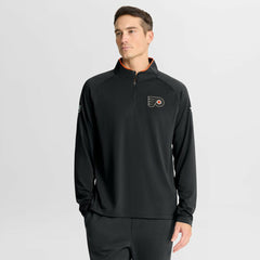 Philadelphia Flyers Fanatics Authentic Pro Rink Training Quarter-Zip Pullover - Black - NHL 202495651