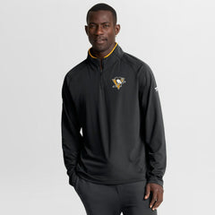 Pittsburgh Penguins Fanatics Authentic Pro Rink Training Quarter-Zip Pullover - Black - NHL 202495656