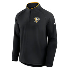 Pittsburgh Penguins Fanatics Authentic Pro Rink Training Quarter-Zip Pullover - Black - NHL 202495656