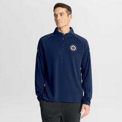 Winnipeg Jets Fanatics Authentic Pro Rink Training Quarter-Zip Pullover - Navy - NHL 202495676