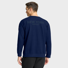 New York Rangers Fanatics Authentic Pro Road Tri-Blend Sweatshirt - Navy - NHL 202495784
