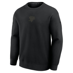 Pittsburgh Penguins Fanatics Authentic Pro Road Tri-Blend Sweatshirt - Black - NHL 202495831