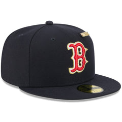 Boston Red Sox New Era 2025 59FIFTY Day 59FIFTY Fitted Hat with Pins - Navy - New Era on Sale