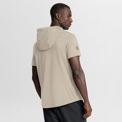 Vegas Golden Knights Fanatics Authentic Pro Road Short Sleeve Hoodie - Tan - NHL 202496129