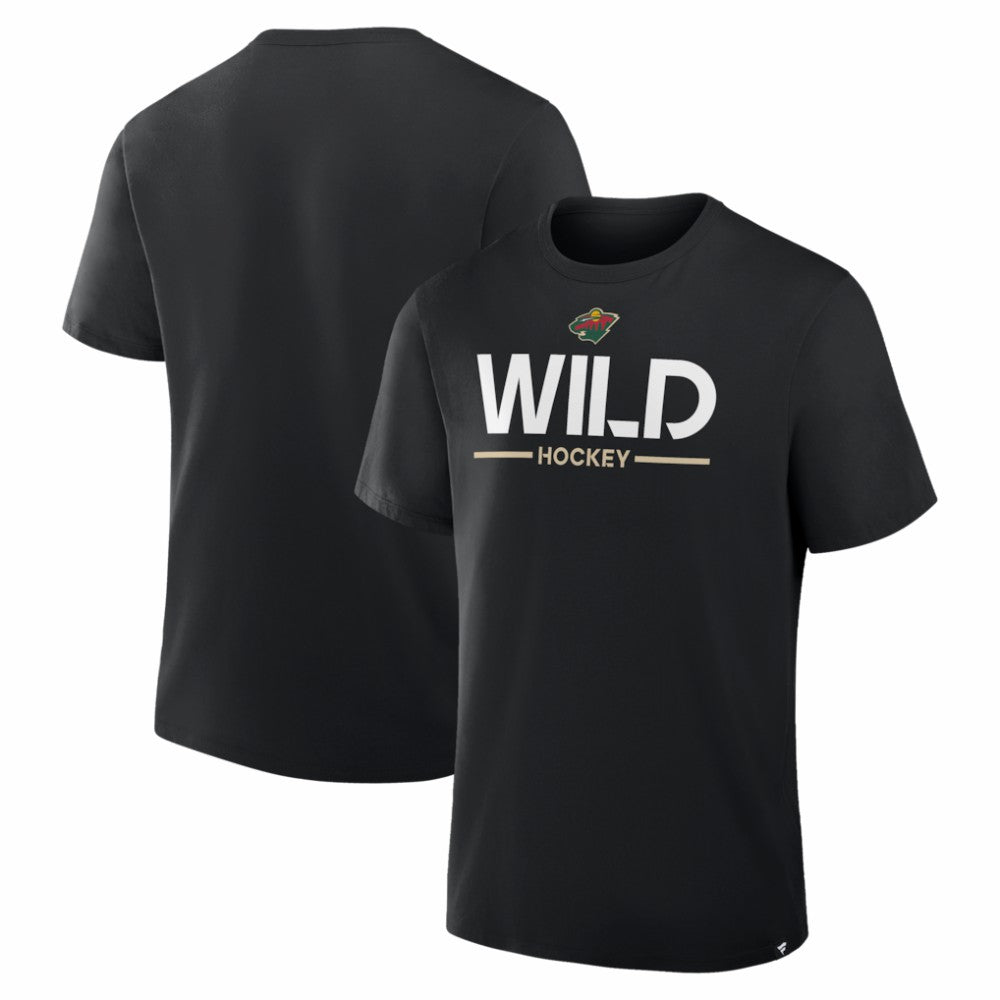 Minnesota Wild Fanatics Authentic Pro Primary T-Shirt - Black - NHL 202496196