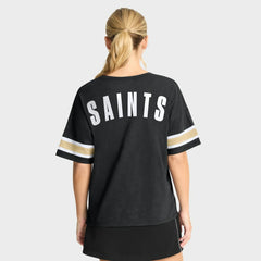 Fanatics New Orleans Saints Women's Redzone Curl Route T-Shirt Black