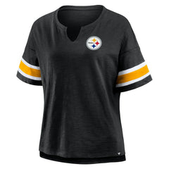 Fanatics Pittsburgh Steelers Women's Redzone Curl Route T-Shirt Black