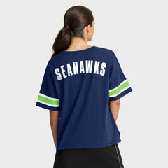 Fanatics Seattle Seahawks Women's Redzone Curl Route T-Shirt College Navy