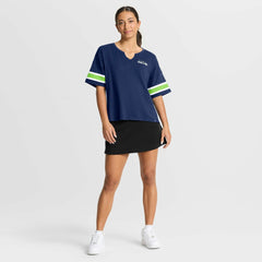 Fanatics Seattle Seahawks Women's Redzone Curl Route T-Shirt College Navy