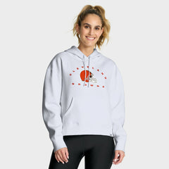 Fanatics Cleveland Browns Women's Eligible Receiver Legacy Pullover Hoodie White