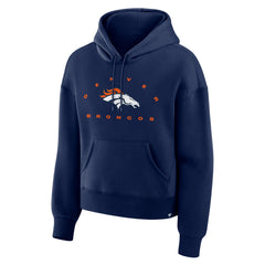 Fanatics Denver Broncos Women's Eligible Receiver Legacy Pullover Hoodie Navy