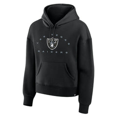 Fanatics Las Vegas Raiders Women's Eligible Receiver Legacy Pullover Hoodie Black