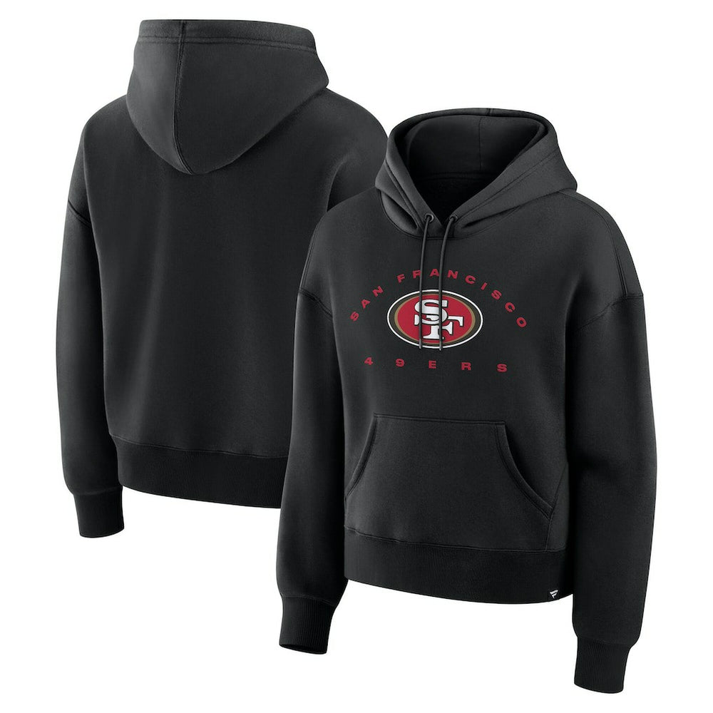 Fanatics San Francisco 49ers Women's Eligible Receiver Legacy Pullover Hoodie Black