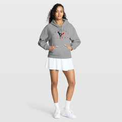 Fanatics Houston Texans Women's Eligible Receiver Legacy Pullover Hoodie Heather Gray