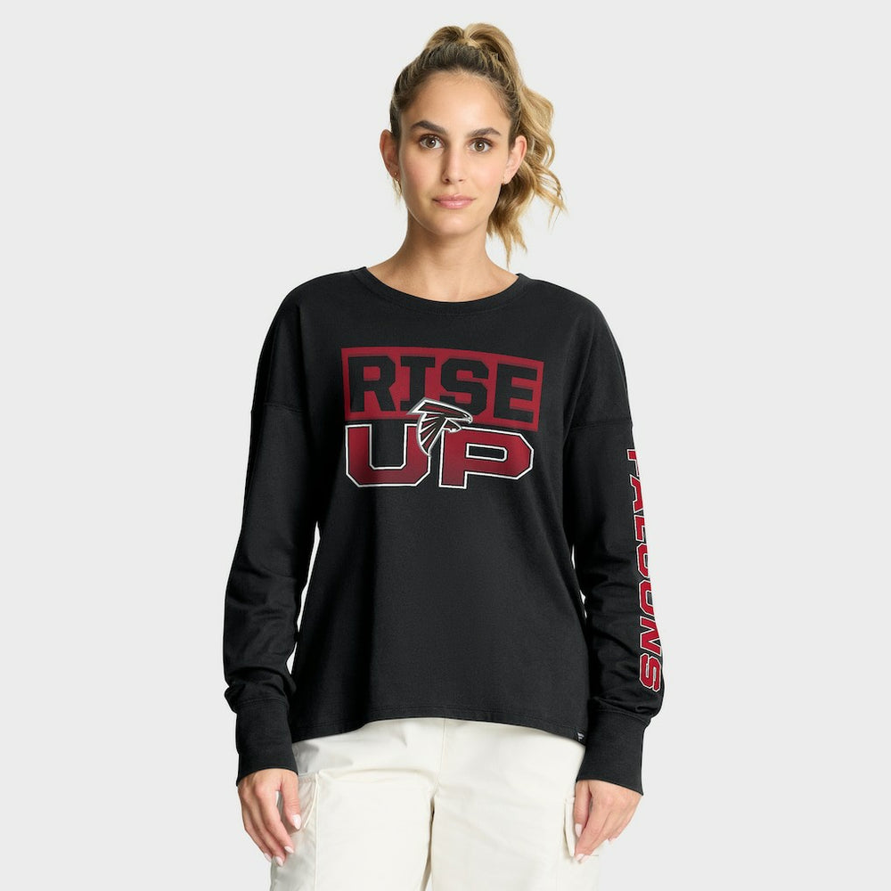 Fanatics Atlanta Falcons Women's Hometown Legacy Long Sleeve T-Shirt Black