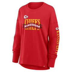 Fanatics Kansas City Chiefs Women's Hometown Legacy Long Sleeve T-Shirt Red