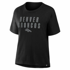 Fanatics Denver Broncos Women's Blackout Kneel Down Legacy T-Shirt Black