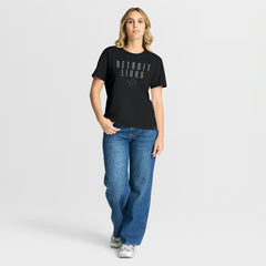 Fanatics Detroit Lions Women's Blackout Kneel Down Legacy T-Shirt Black