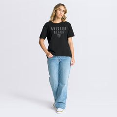 Fanatics Chicago Bears Women's Blackout Kneel Down Legacy T-Shirt Black