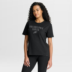 Fanatics Philadelphia Eagles Women's Blackout Kneel Down Legacy T-Shirt Black