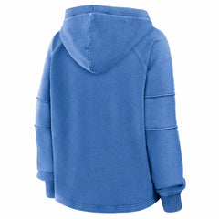 Fanatics Detroit Lions Women's Oversized Raglan Gridiron Hoodie Blue