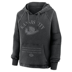 Fanatics Kansas City Chiefs Women's Oversized Raglan Gridiron Hoodie Black
