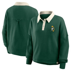 Fanatics Green Bay Packers Women's Oversized Hometown Premium Thermal Long Sleeve Shirt Green