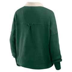 Fanatics Green Bay Packers Women's Oversized Hometown Premium Thermal Long Sleeve Shirt Green