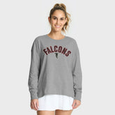 Fanatics Atlanta Falcons Women's Hometown Legacy Long Sleeve T-Shirt Heather Gray