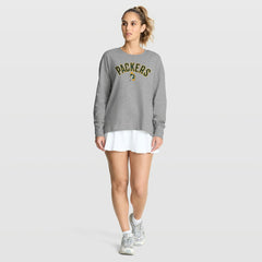 Fanatics Green Bay Packers Women's Hometown Legacy Long Sleeve T-Shirt Heather Gray