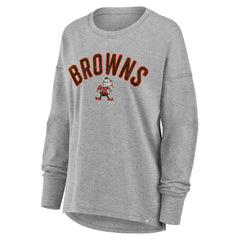 Fanatics Cleveland Browns Women's Hometown Legacy Long Sleeve T-Shirt Heather Gray