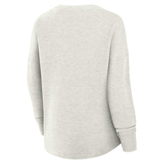 Fanatics Detroit Lions Women's Oversized Hometown Pullover Sweatshirt Heather Gray