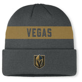 Vegas Golden Knights Fanatics Authentic Pro Rink Cuffed Knit Hat - Gray - NHL 202498878
