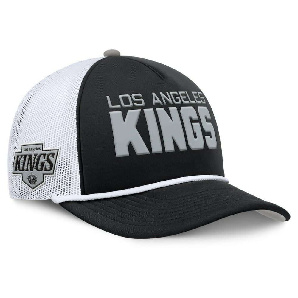 Los Angeles Kings Fanatics Authentic Pro Rink A-Frame Adjustable Hat - Black/White - NHL 202498893