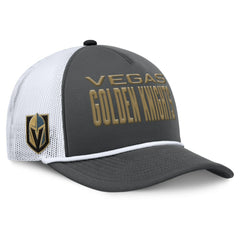 Vegas Golden Knights Fanatics Authentic Pro Rink A-Frame Adjustable Hat - Charcoal/White - NHL 202498902