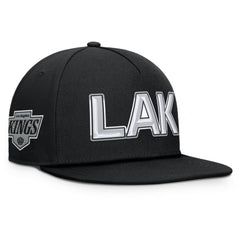 Los Angeles Kings Fanatics Authentic Pro Rink Team Code Snapback Hat - Black - NHL 202498929