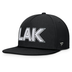 Los Angeles Kings Fanatics Authentic Pro Rink Team Code Snapback Hat - Black - NHL 202498929