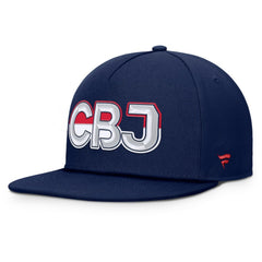Columbus Blue Jackets Fanatics Authentic Pro Rink Team Code Snapback Hat - Navy - NHL 202498932