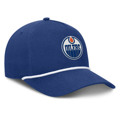 Edmonton Oilers Fanatics Authentic Pro Rink Roper A-Frame Adjustable Hat - Royal - NHL 202498942