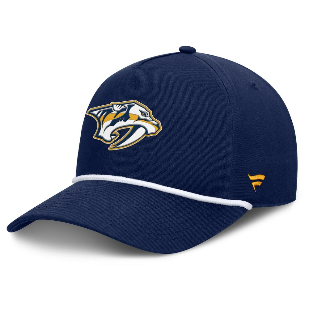 Nashville Predators Fanatics Authentic Pro Rink Roper A-Frame Adjustable Hat - Navy - NHL 202498947