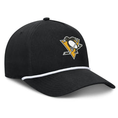 Pittsburgh Penguins Fanatics Authentic Pro Rink Roper A-Frame Adjustable Hat - Black - NHL 202498954