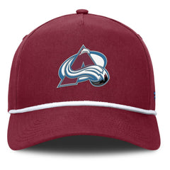 Colorado Avalanche Fanatics Authentic Pro Rink Roper A-Frame Adjustable Hat - Burgundy - NHL 202498959