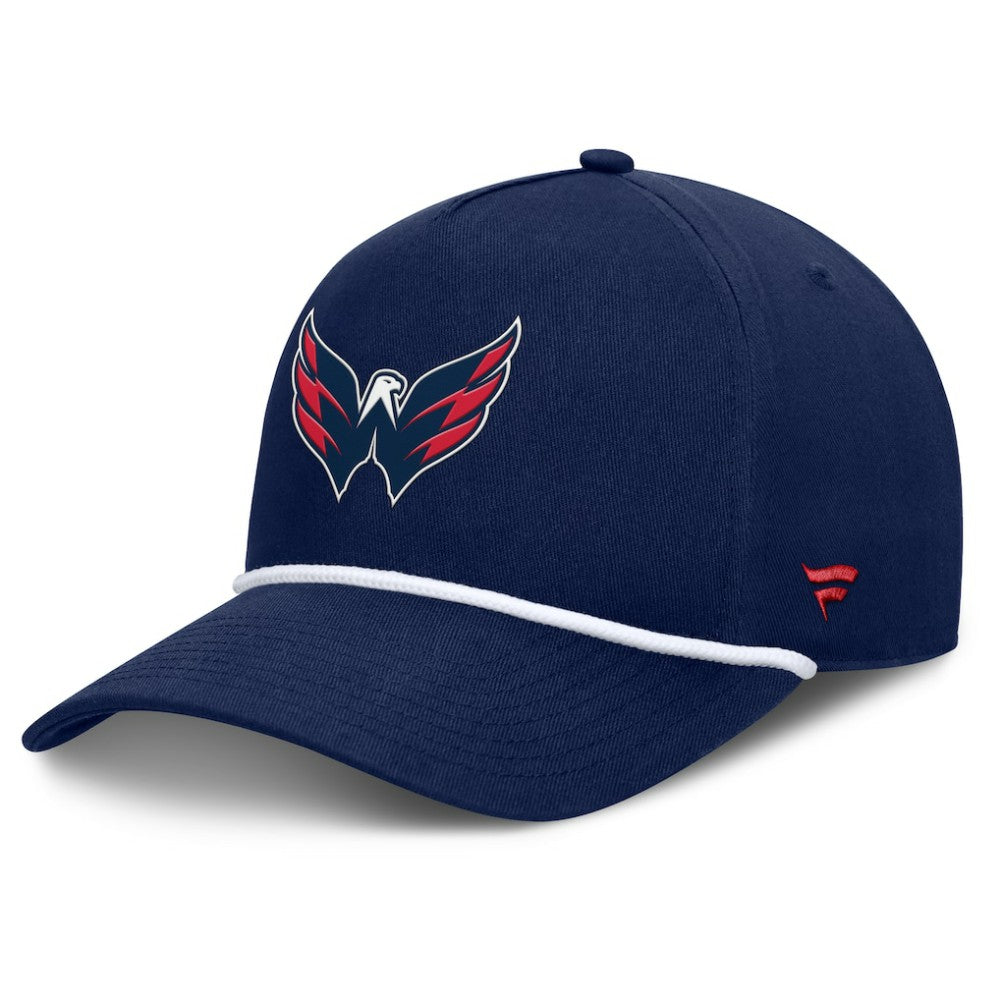 Washington Capitals Fanatics Authentic Pro Rink Roper A-Frame Adjustable Hat - Navy - NHL 202498961