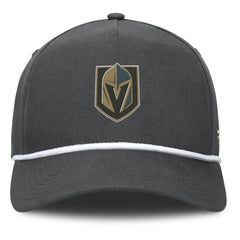 Vegas Golden Knights Fanatics Authentic Pro Rink Roper A-Frame Adjustable Hat - Charcoal - NHL 202498966