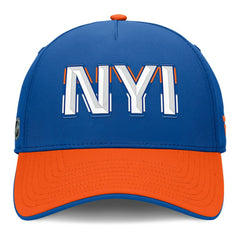 New York Islanders Fanatics Authentic Pro Rink Team Code Flex Hat - Royal/Orange - NHL 202498971
