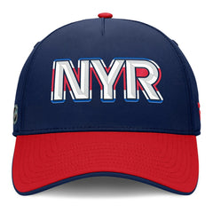 New York Rangers Fanatics Authentic Pro Rink Team Code Flex Hat - Navy/Red - NHL 202498972